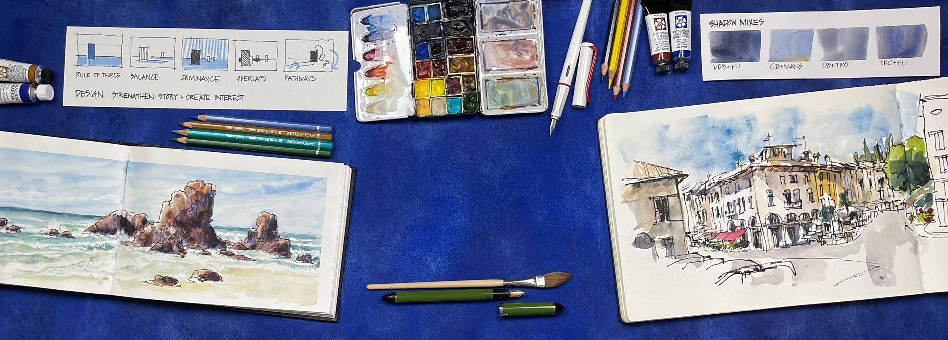 Watercolor Sketchbook Journal Painting Online Course